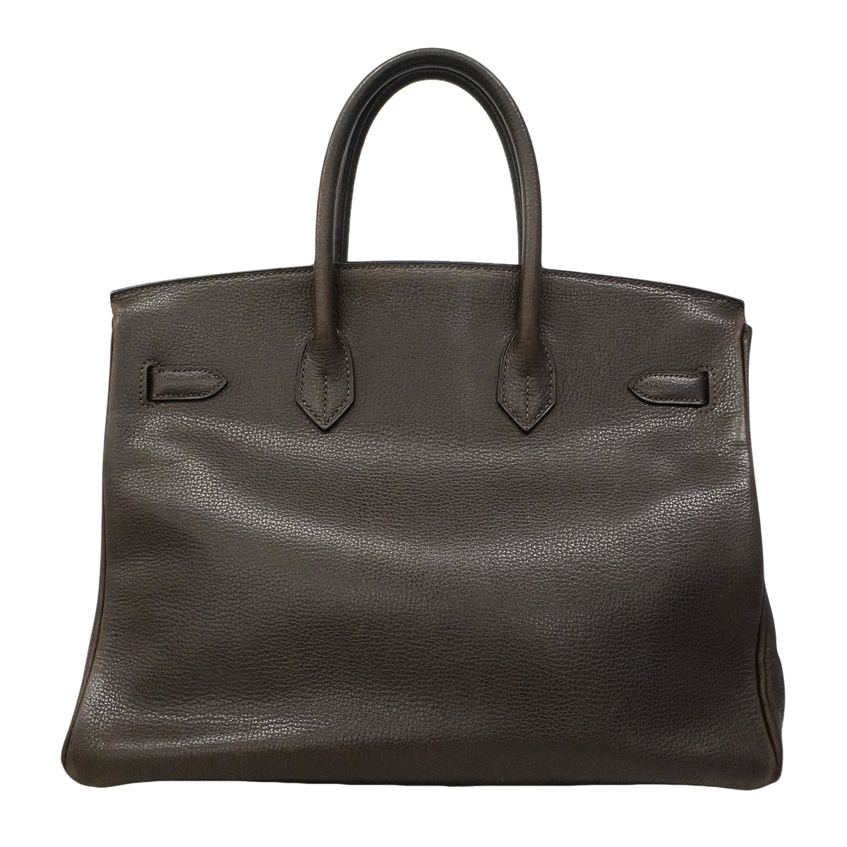 【6gd4818】エルメス ハンドバッグ バーキン35 アルデンヌ エベーヌ ゴールド金具 □J刻印【中古】レディース