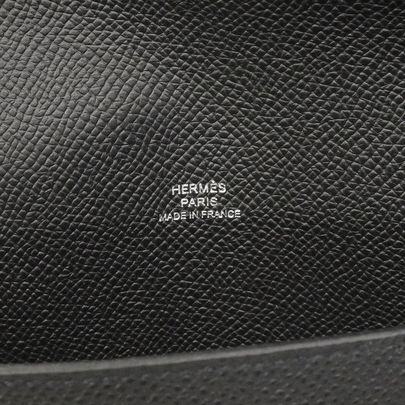 【6gd4820】エルメス ショルダーバッグ ナップトゥーゴー ヴォーエプソン ブラック シルバー金具 G刻印【中古】レディース