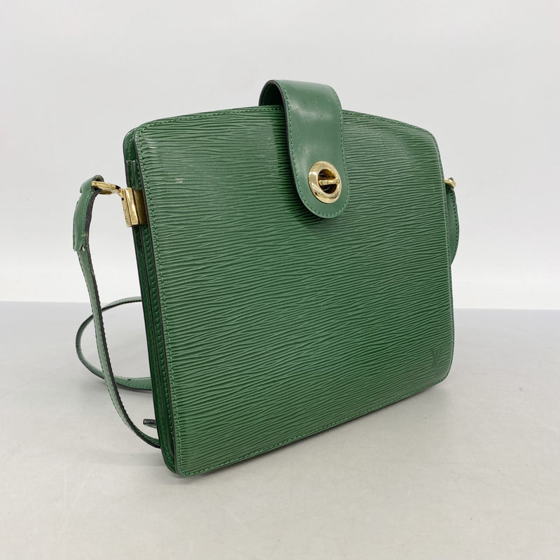 【6gd4827-k】ルイヴィトン ショルダーバッグ エピ カプチン M52344 ボルネオグリーン【中古】レディース