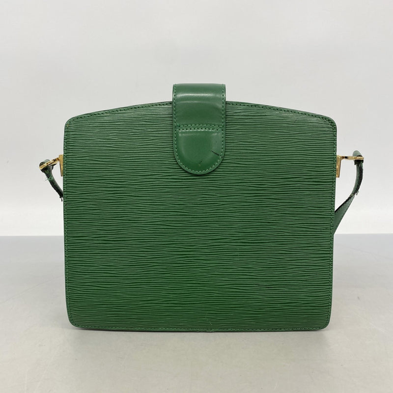 【6gd4827-k】ルイヴィトン ショルダーバッグ エピ カプチン M52344 ボルネオグリーン【中古】レディース