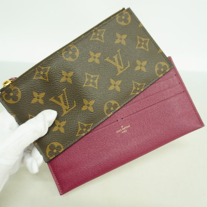 【6gd4838】ルイヴィトン ショルダーウォレット モノグラム ポシェットフェリシー M81896 フューシャ【中古】レディース