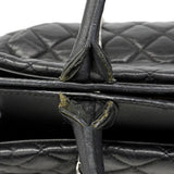 【6gd4843】シャネル ハンドバッグ マトラッセ チェーンショルダー ポートベロー レザー ブラック シルバー金具 2wayバッグ【中古】レディース