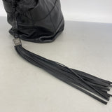 【6gd4846】シャネル ハンドバッグ チョコバー キャビアスキン ブラック シルバー金具【中古】レディース