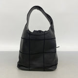 【6gd4846】シャネル ハンドバッグ チョコバー キャビアスキン ブラック シルバー金具【中古】レディース