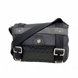 【6gd4848】シャネル ショルダーバッグ スポーツ ナイロン ブラック シルバー金具【中古】レディース