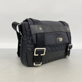 【6gd4848】シャネル ショルダーバッグ スポーツ ナイロン ブラック シルバー金具【中古】レディース