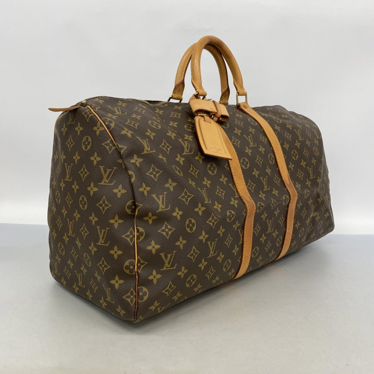 【6gd4850】ルイヴィトン ボストンバッグ モノグラム キーポル55 M41424 ブラウン【中古】メンズ レディース ユニセックス
