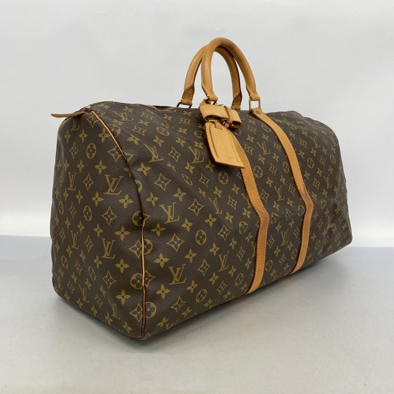 【6gd4850】ルイヴィトン ボストンバッグ モノグラム キーポル55 M41424 ブラウン【中古】メンズ レディース ユニセックス