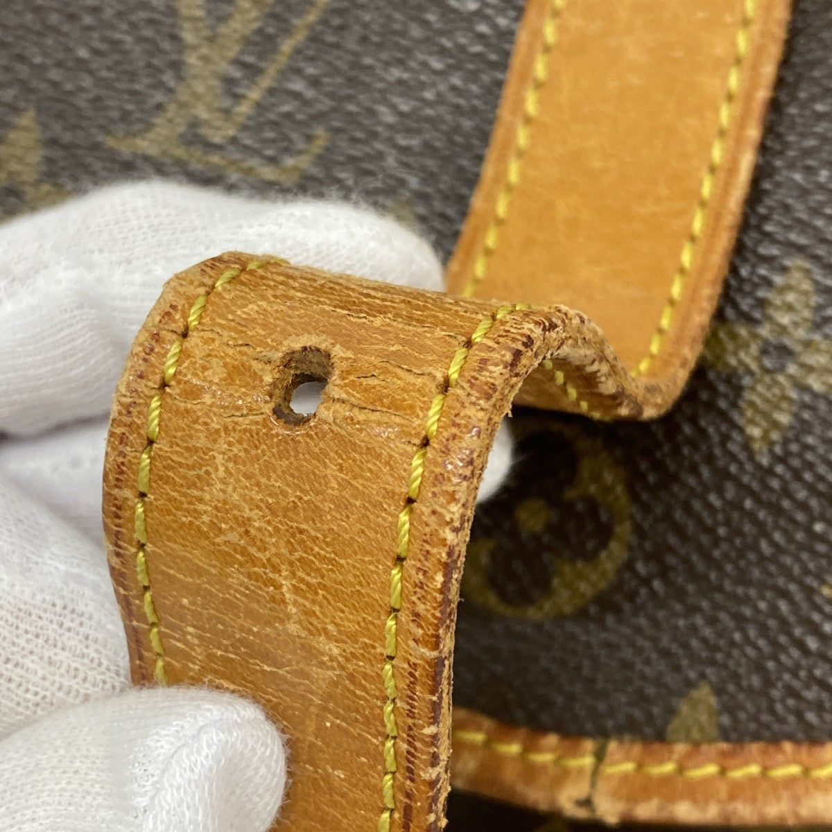【6gd4851】ルイヴィトン ショルダーバッグ モノグラム ソミュール30 M42256 ブラウン【中古】レディース
