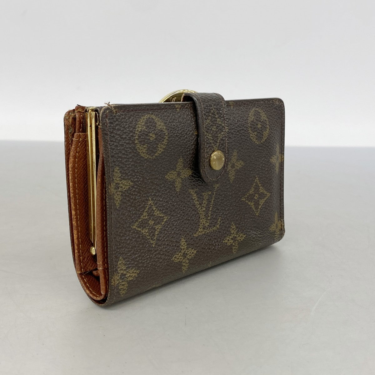 【6gd4852】ルイヴィトン 財布 モノグラム ポルトモネビエヴィエノワ M61663 ブラウン【中古】レディース
