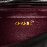 【6gd4854】シャネル ショルダーバッグ ダイアナ チェーンショルダー ラムスキン ブラック ゴールド金具【中古】レディース