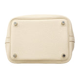 【6gd4859】エルメス ハンドバッグ ピコタンロックPM トリヨンクレマンス クレ シルバー金具 K刻印【中古】レディース