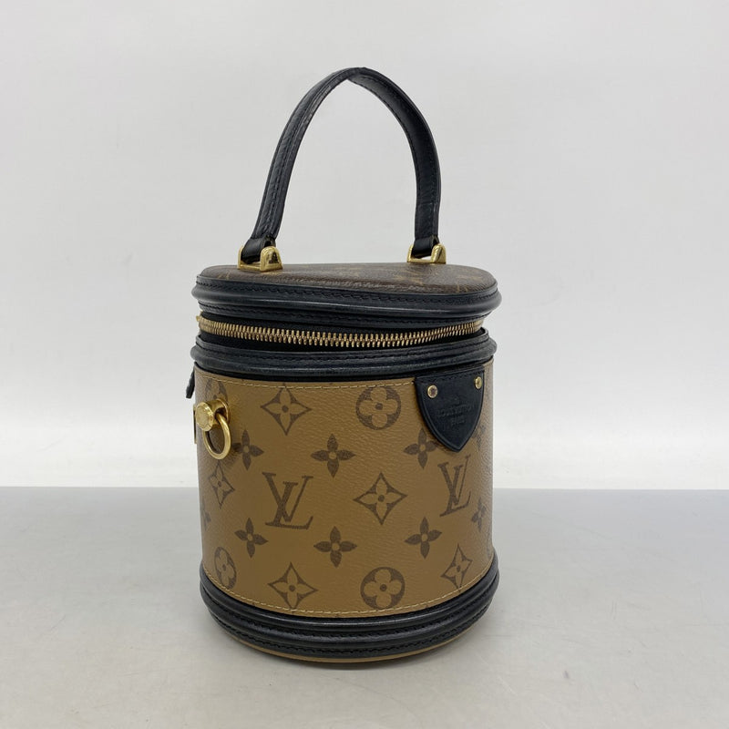【6gd4862】ルイヴィトン ハンドバッグ モノグラム・リバース カンヌ M43986 ブラウン 2wayバッグ【中古】レディース