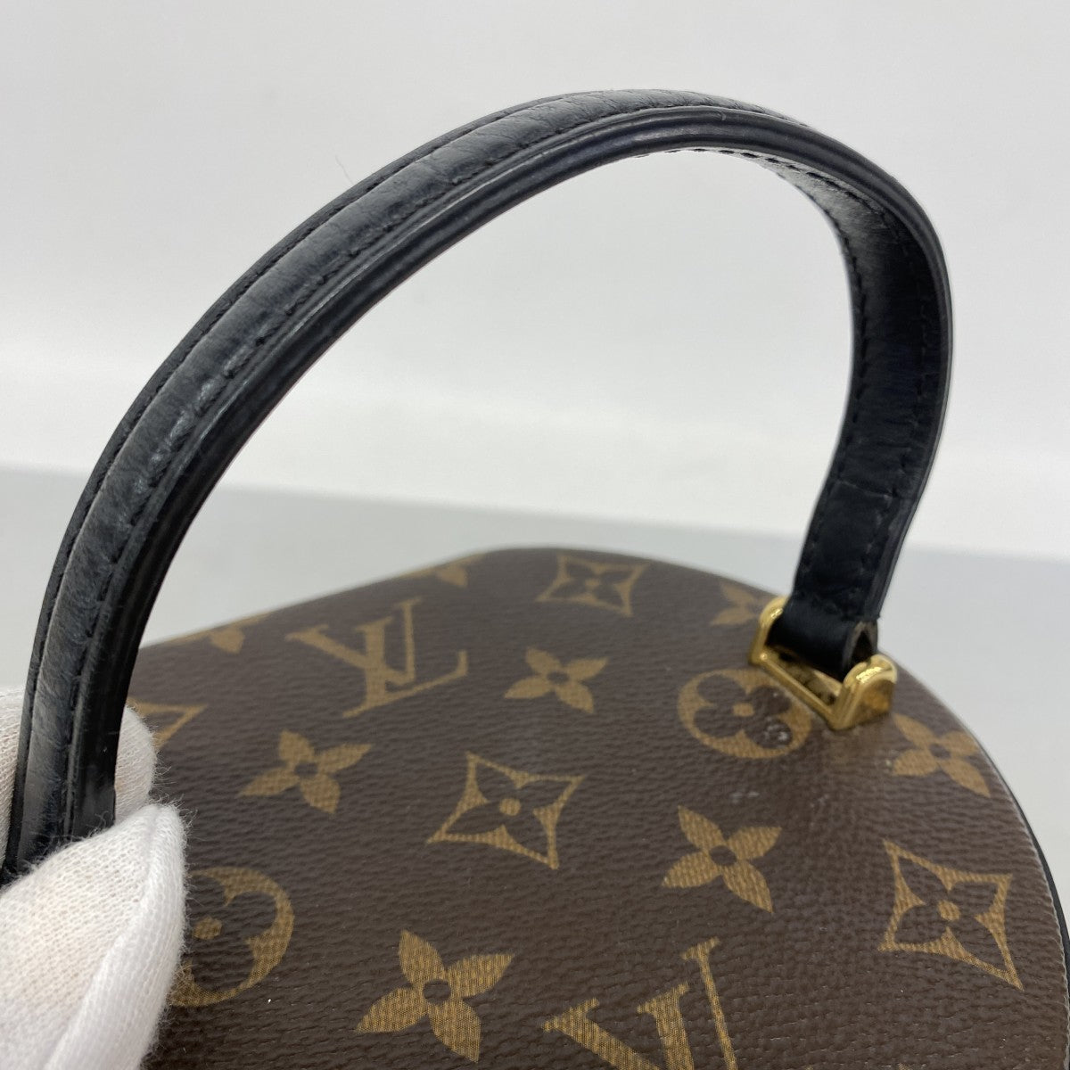 【6gd4862】ルイヴィトン ハンドバッグ モノグラム・リバース カンヌ M43986 ブラウン 2wayバッグ【中古】レディース