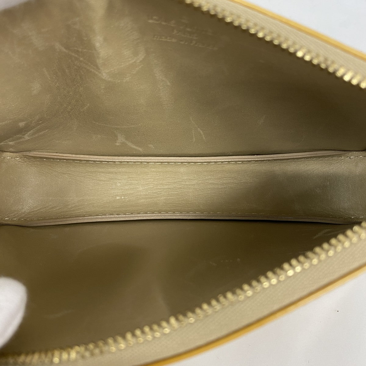 【6gd4865】ルイヴィトン ポーチ ヴェルニ レキシントン M91010 ベージュ【中古】レディース