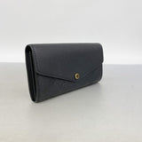 【6gd4866】ルイヴィトン 長財布 モノグラム・アンプラント ポルトフォイユサラ M82257 ノワール【中古】レディース