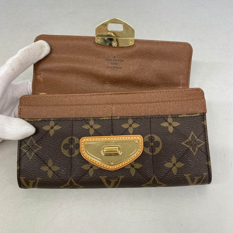 【6gd4868】ルイヴィトン 長財布 モノグラム･エトワール ポルトフォイユサラ M66556 ブラウン【中古】レディース