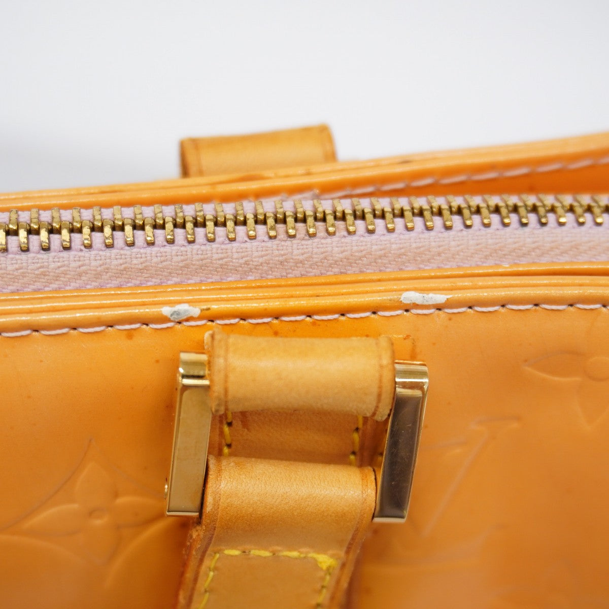 【6gd4877】ルイヴィトン トートバッグ ヴェルニ コロンバス M91032 ローズ【中古】レディース