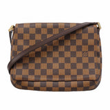 【6gd4893-k】ルイヴィトン ショルダーバッグ ダミエ ミュゼットタンゴロングストラップ N51301 エベヌ【中古】レディース