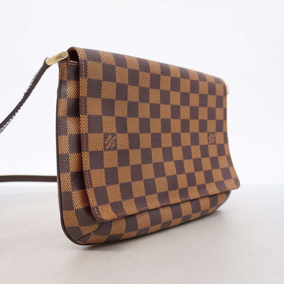 【6gd4893-k】ルイヴィトン ショルダーバッグ ダミエ ミュゼットタンゴロングストラップ N51301 エベヌ【中古】レディース