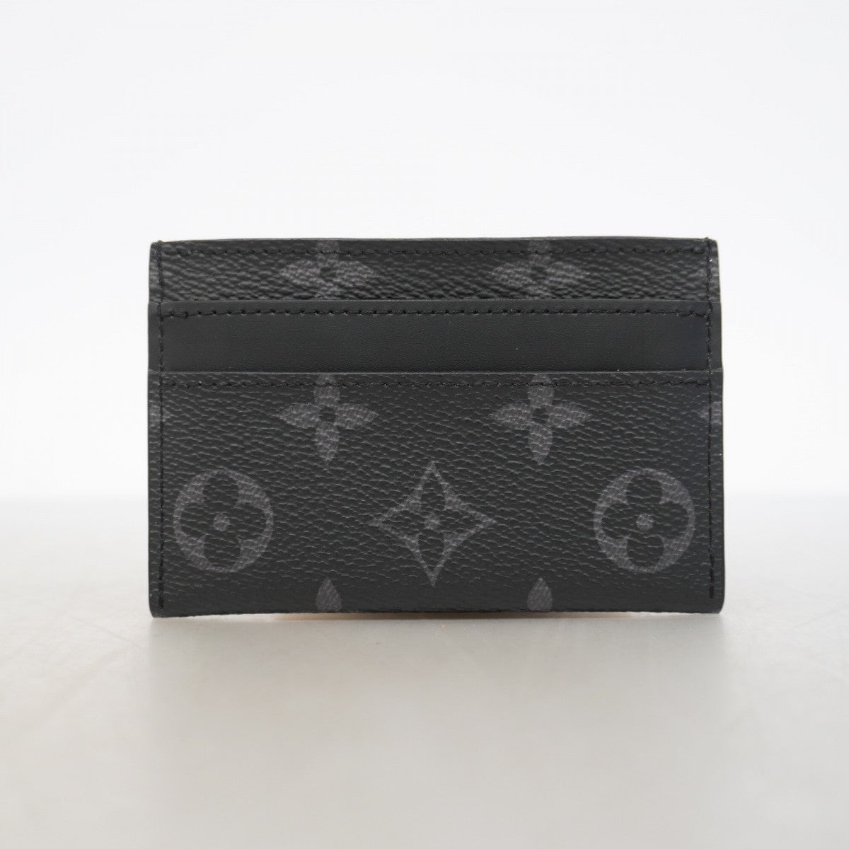 【6gd4900-k】ルイヴィトン カードケース モノグラム・エクリプス ポルトカルトダブル M62170 ブラック【中古】メンズ