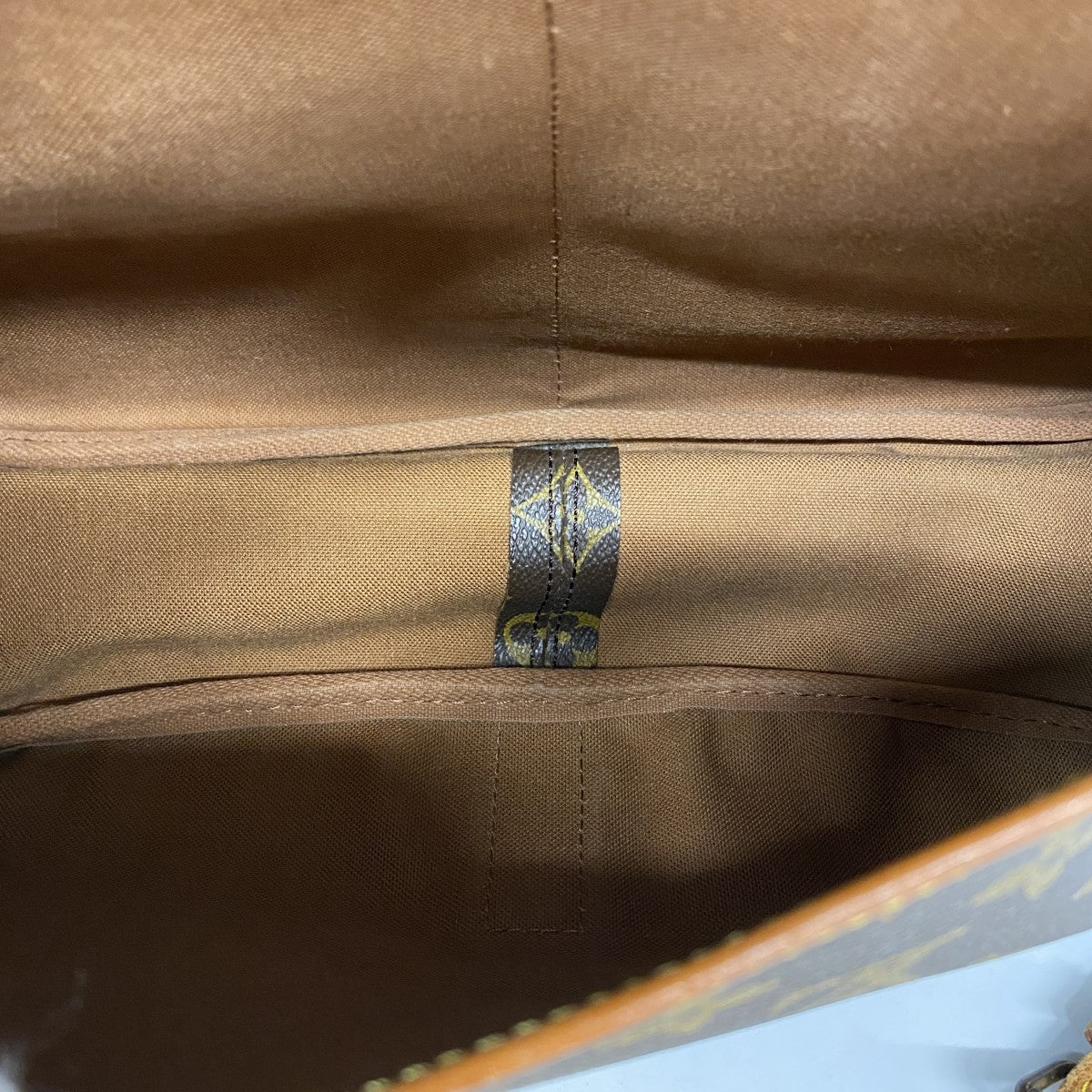 【6gd4902】ルイヴィトン ショルダーバッグ モノグラム ソミュール35 M42254 ブラウン【中古】レディース