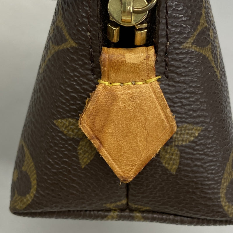 【6gd4905】ルイヴィトン ポーチ モノグラム ポシェットコスメティック M47515 ブラウン【中古】レディース