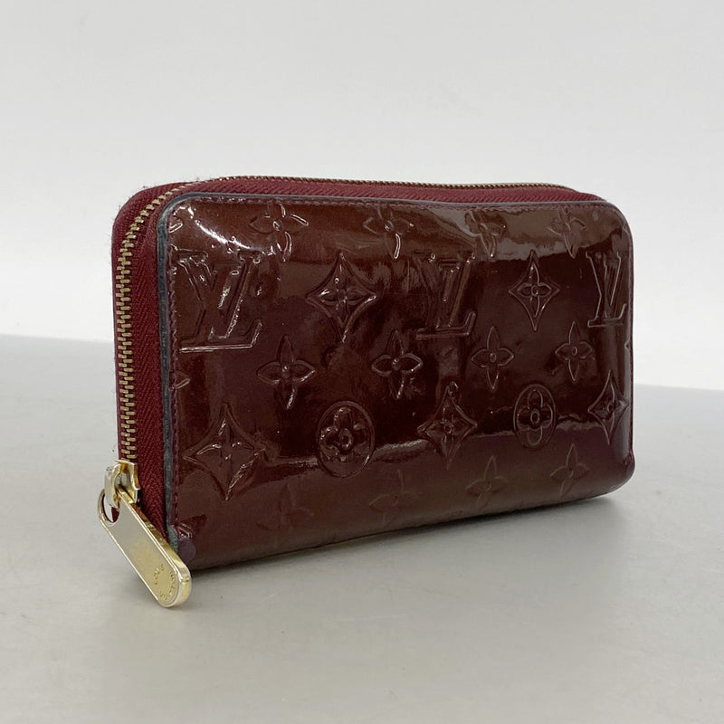 【6gd4906】ルイヴィトン 長財布 ヴェルニ ジッピーウォレット M91536 ルージュフォーヴィスト【中古】レディース
