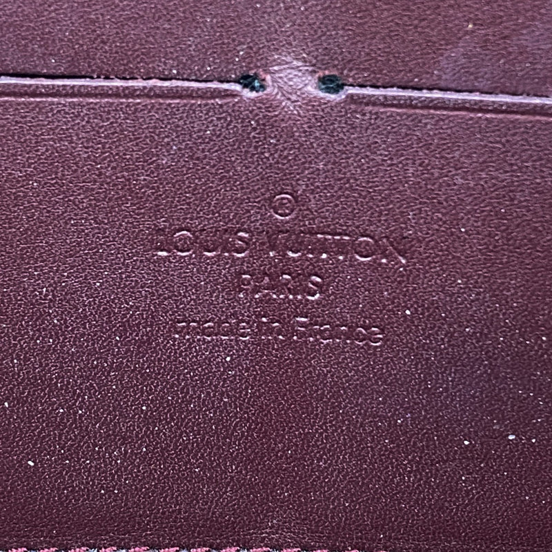 【6gd4906】ルイヴィトン 長財布 ヴェルニ ジッピーウォレット M91536 ルージュフォーヴィスト【中古】レディース