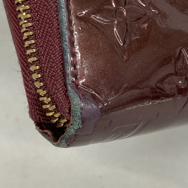 【6gd4906】ルイヴィトン 長財布 ヴェルニ ジッピーウォレット M91536 ルージュフォーヴィスト【中古】レディース