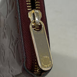 【6gd4906】ルイヴィトン 長財布 ヴェルニ ジッピーウォレット M91536 ルージュフォーヴィスト【中古】レディース