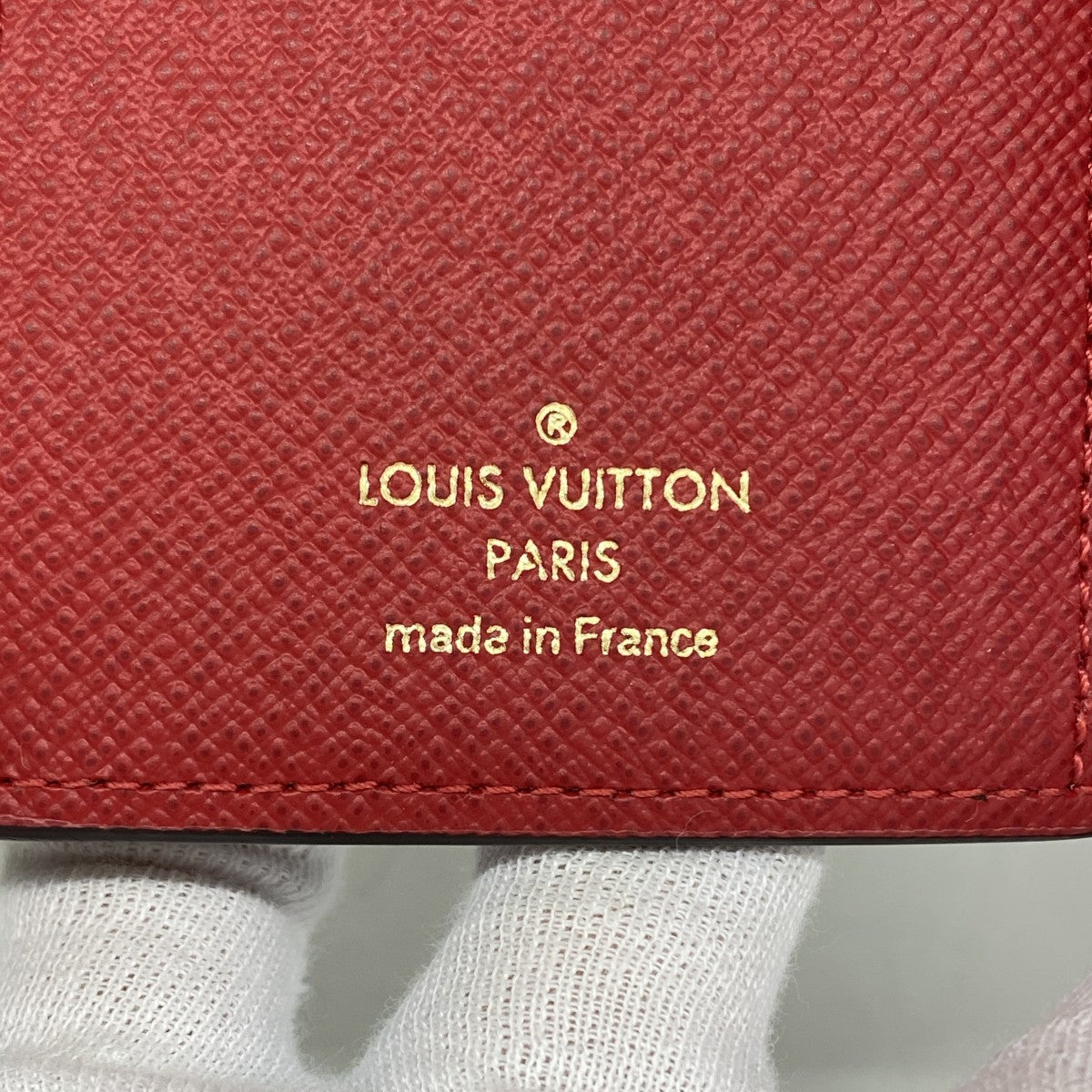 【6gd4908】ルイヴィトン 三つ折り財布 ダミエ ポルトフォイユヴィクトリーヌ N41659 エベヌ【中古】レディース