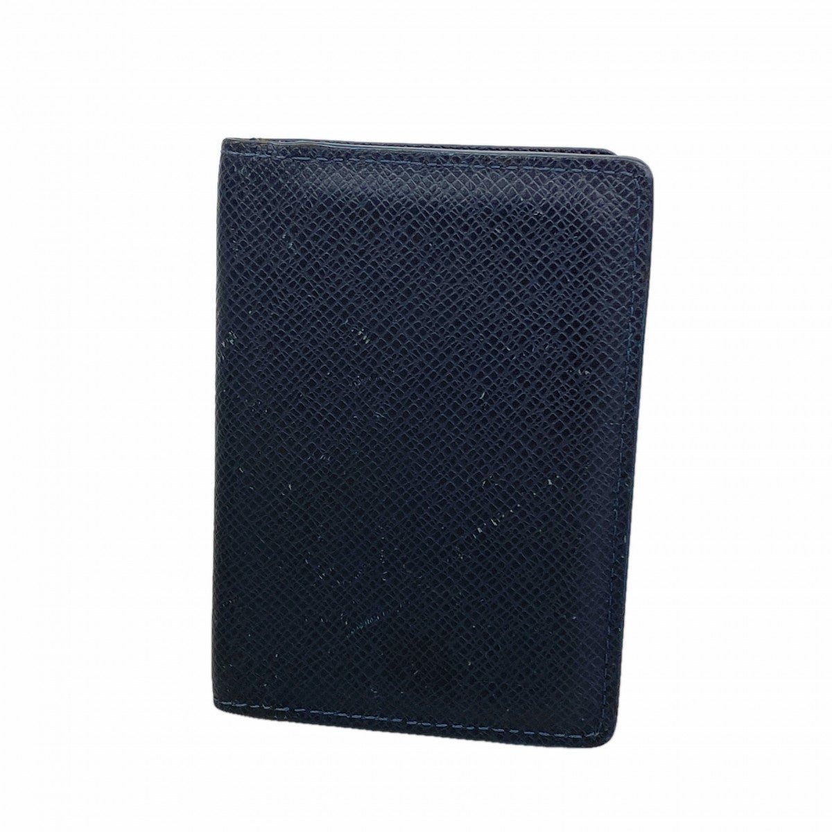 【6gd4909】ルイヴィトン カードケース タイガ オーガナイザードゥポッシュ M30535 ブルーマリーン【中古】メンズ