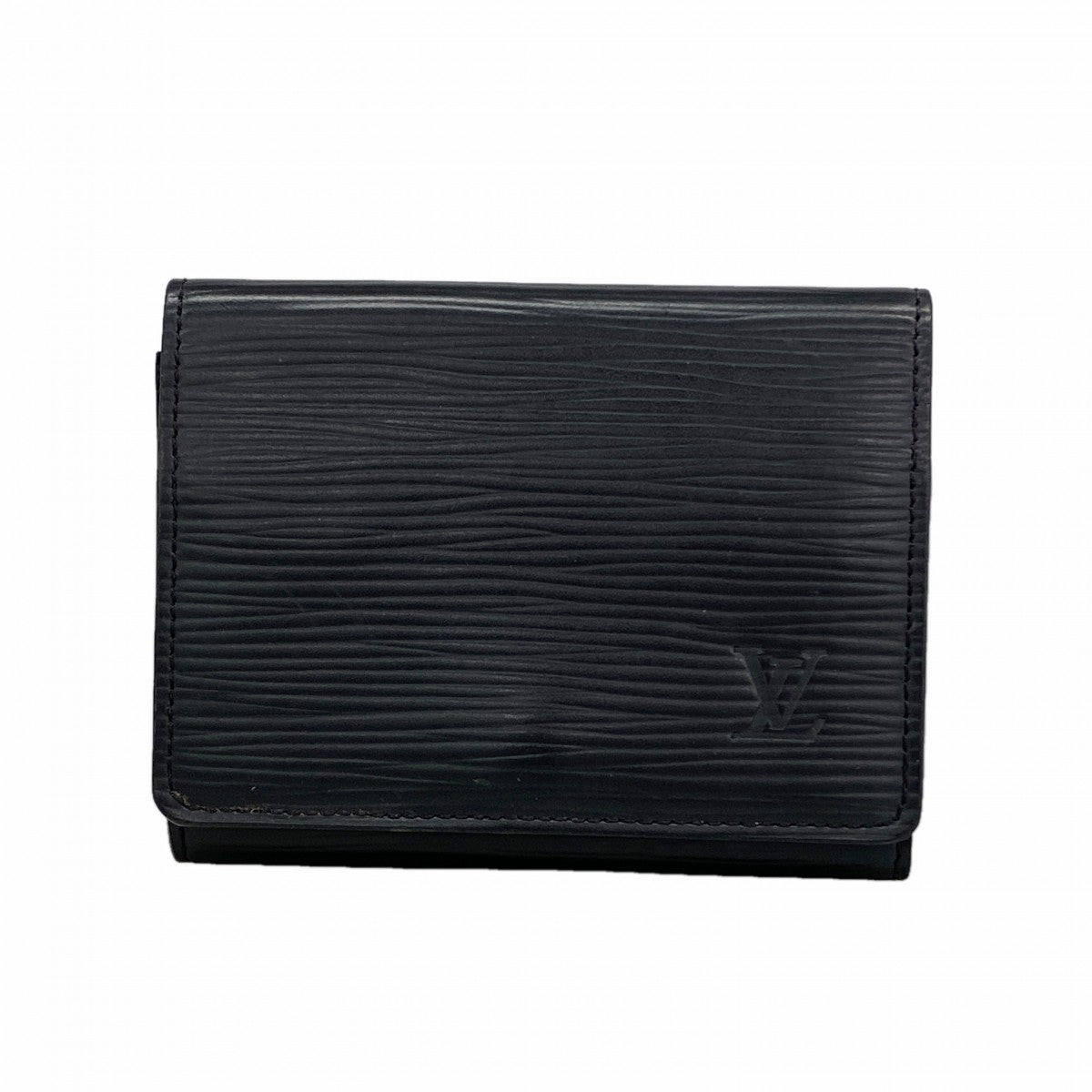 【6gd4910】ルイヴィトン カードケース エピ アンヴェロップカルトドゥヴィジット M62292 ノワール【中古】メンズ