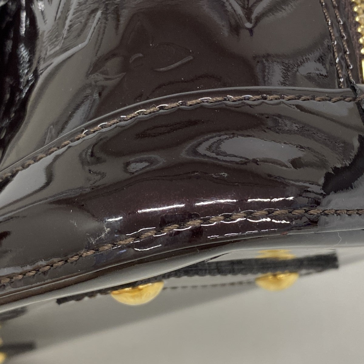 【6gd4914】ルイヴィトン ハンドバッグ ヴェルニ アルマBB M91678 アマラント 2wayバッグ【中古】レディース