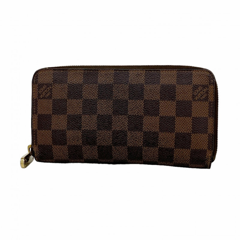 【6gd4918】ルイヴィトン 長財布 ダミエ ジッピーウォレット N60015 エベヌ【中古】メンズ レディース ユニセックス