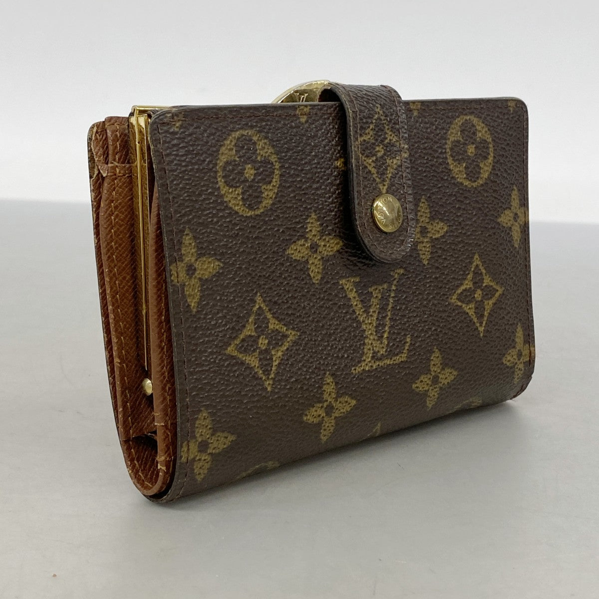 【6gd4919】ルイヴィトン 財布 モノグラム ポルトモネビエヴィエノワ M61663 ブラウン【中古】レディース