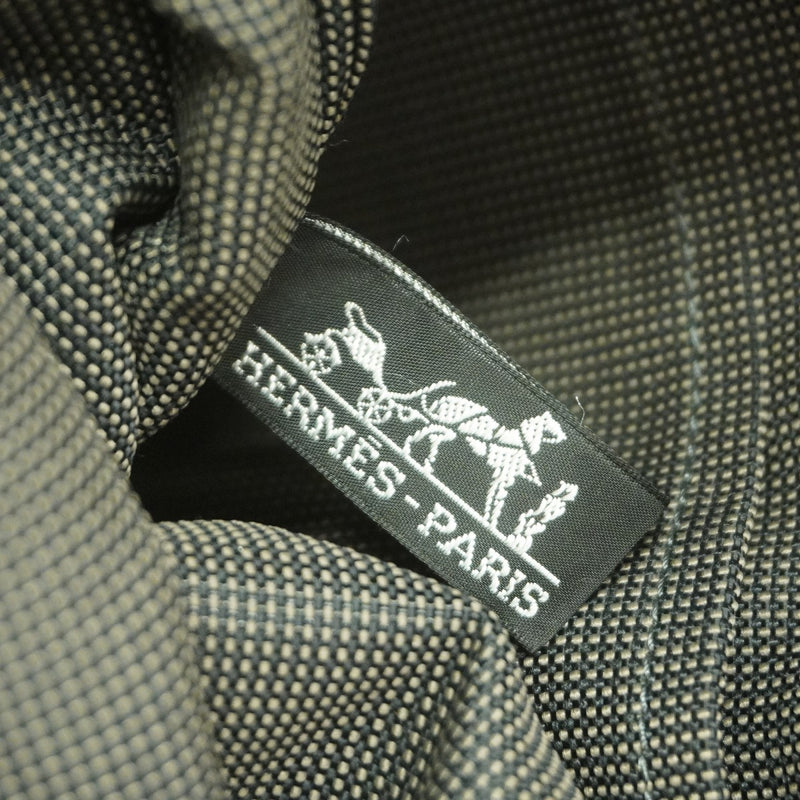 【6gd4921-k】エルメス リュック・デイパック エールラインアドPM キャンバス グレー シルバー金具【中古】メンズ レディース ユニセックス