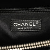 【6gd4935】シャネル チェーントート マトラッセ キャビアスキン ブラック シルバー金具【中古】レディース