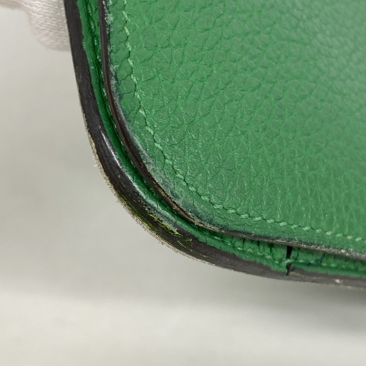 【6gd4944】エルメス 長財布 ドゴンGM トゴ バンブー シルバー金具 □R刻印【中古】メンズ レディース ユニセックス