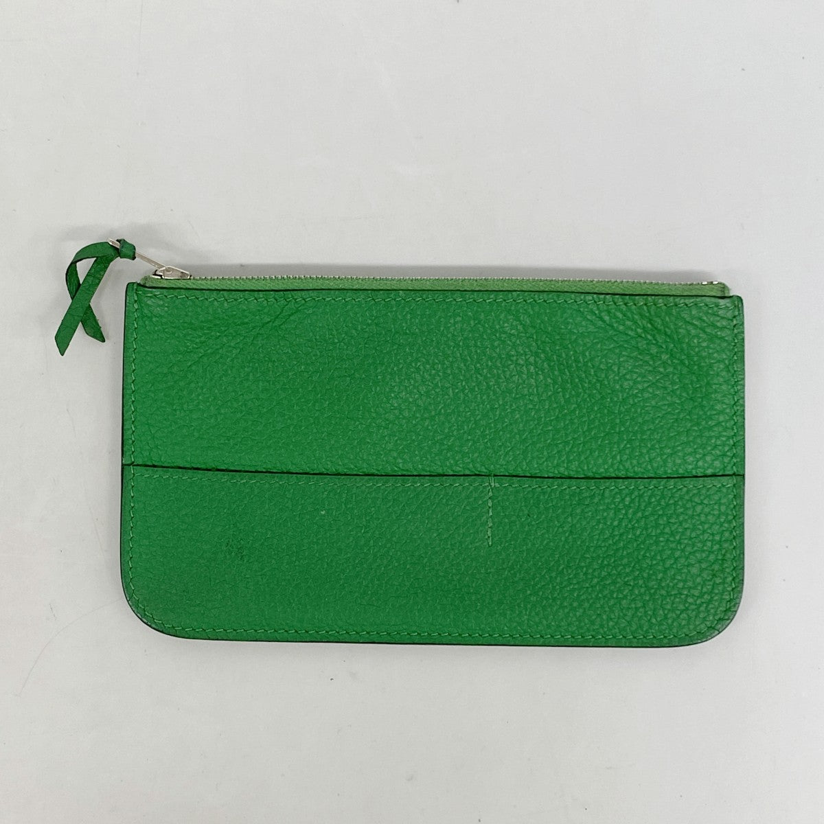 【6gd4944】エルメス 長財布 ドゴンGM トゴ バンブー シルバー金具 □R刻印【中古】メンズ レディース ユニセックス