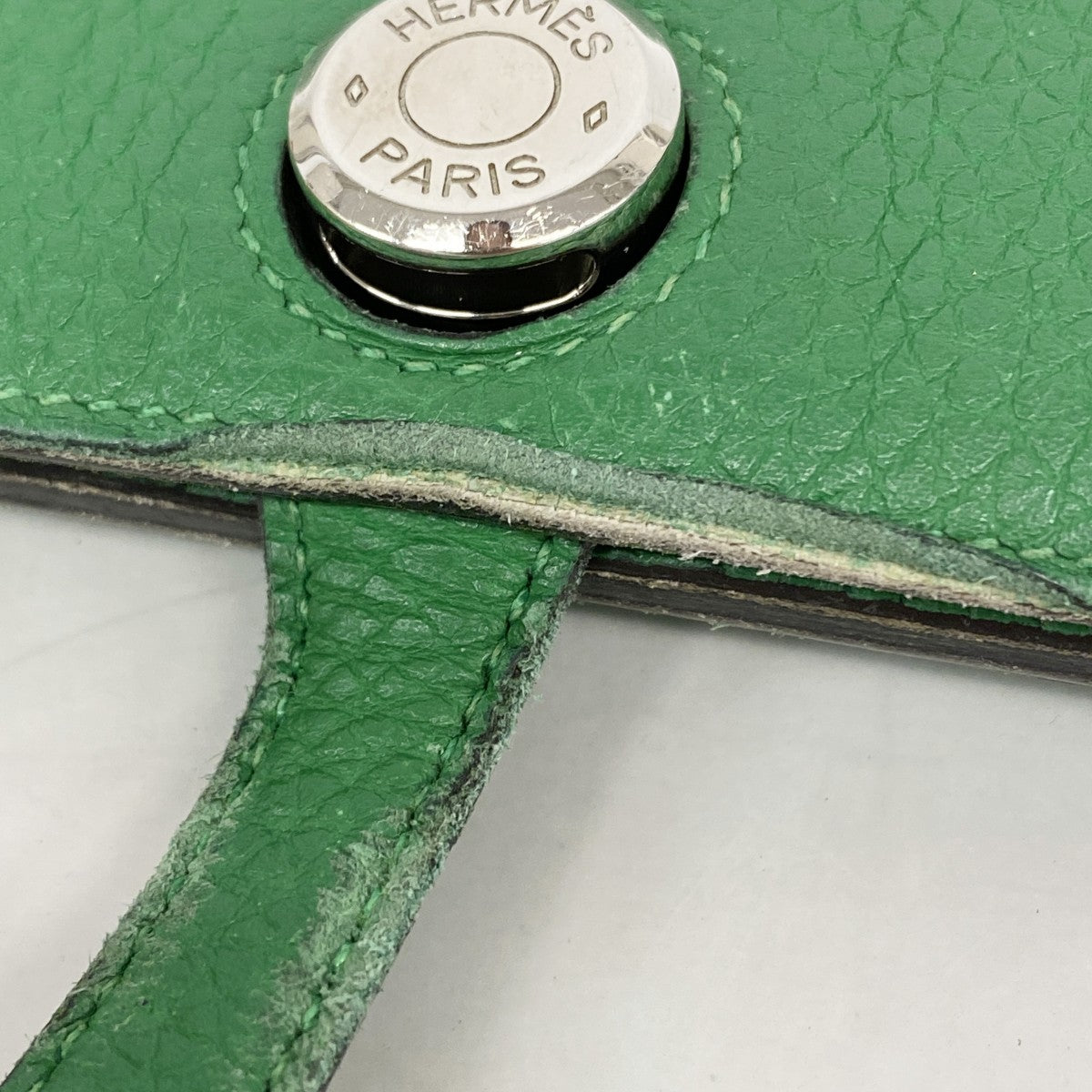 【6gd4944】エルメス 長財布 ドゴンGM トゴ バンブー シルバー金具 □R刻印【中古】メンズ レディース ユニセックス