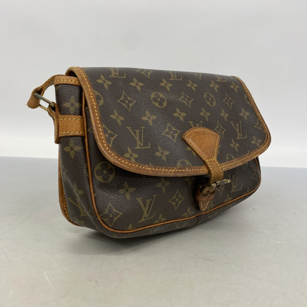 【6gd4948】ルイヴィトン ショルダーバッグ モノグラム ソローニュ M42250 ブラウン【中古】レディース