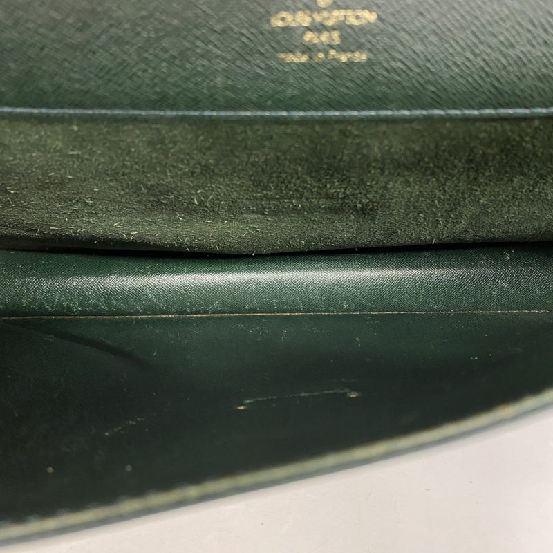 【6gd4951】ルイヴィトン ブリーフケース タイガ セルヴィエットクラド M30074 エピセア【中古】レディース