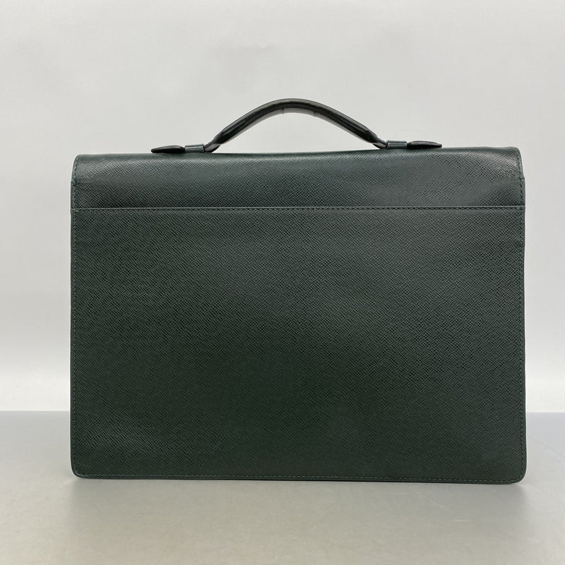 【6gd4951】ルイヴィトン ブリーフケース タイガ セルヴィエットクラド M30074 エピセア【中古】レディース