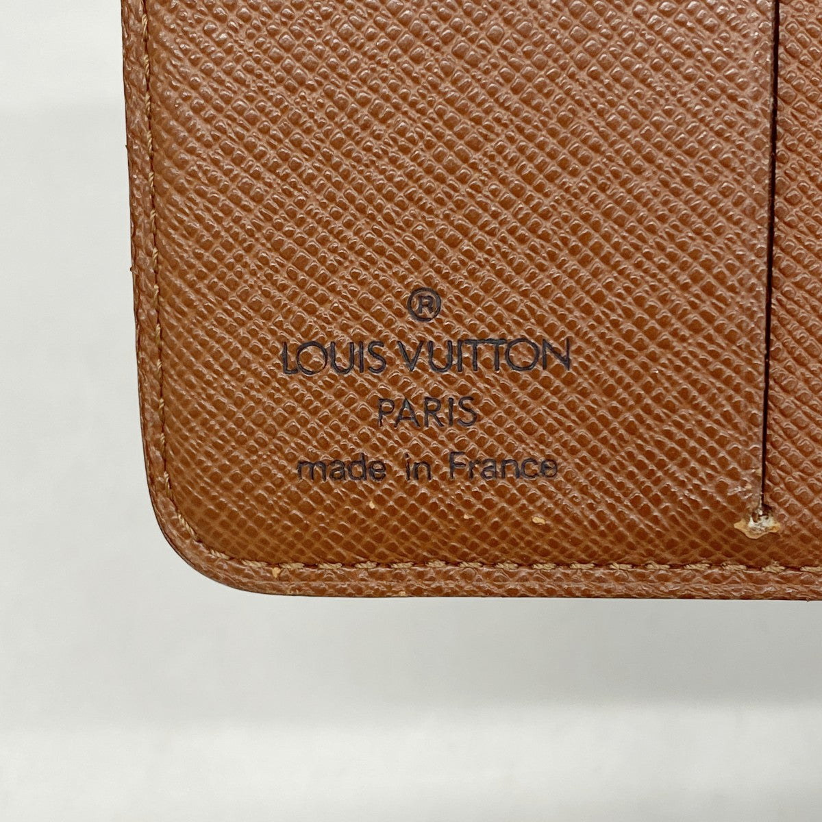 【6gd4952】ルイヴィトン 財布 モノグラム コンパクトジップ M61667 ブラウン【中古】レディース