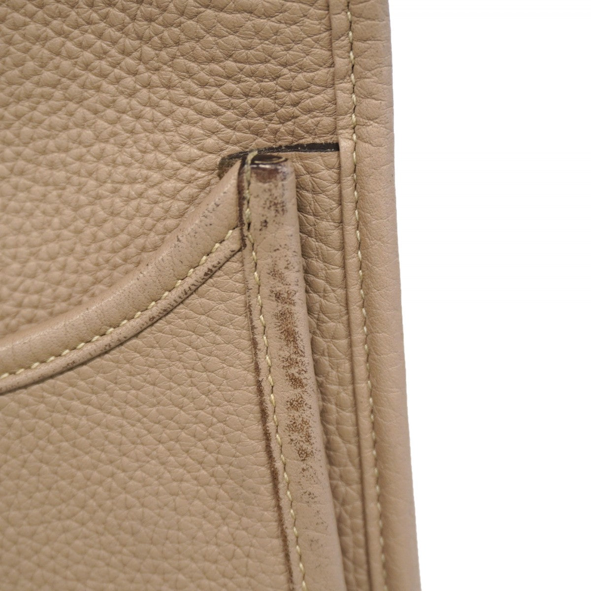 【6gd4954】エルメス ショルダーバッグ エヴリン3PM トリヨンクレマンス トゥルティエールグレー シルバー金具 T刻印【中古】レディース