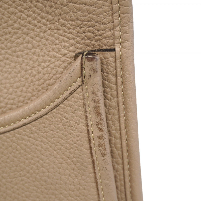 【6gd4954】エルメス ショルダーバッグ エヴリン3PM トリヨンクレマンス トゥルティエールグレー シルバー金具 T刻印【中古】レディース