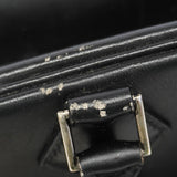 【6gd4957】エルメス ハンドバッグ プリュス28 ボックスカーフ ブラック シルバー金具 □C刻印【中古】レディース