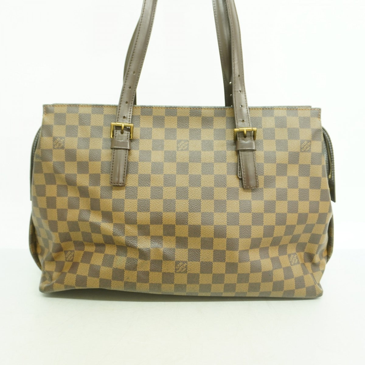 【6gd4961】ルイヴィトン ショルダーバッグ ダミエ チェルシー N51119 エベヌ【中古】レディース